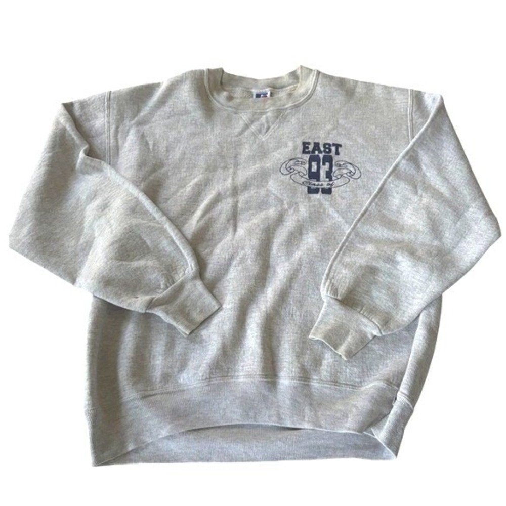 Russell Athletic Vintage 90's Class of 93 Grey Crewneck Size L Made in USA